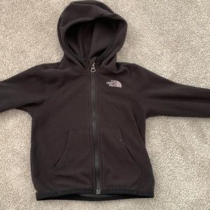 The North Face fleece glacier hoodie infant